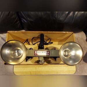 Vintage Bell Howell Flood Light Bar Lamp 375w For Indoor Projector Movies #28801